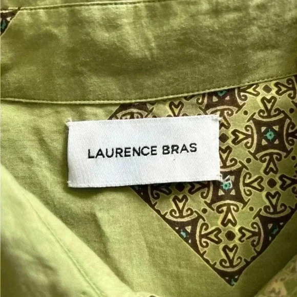 Laurence bras French printed playsuit romper in green paisley print in size 1 - Picture 10 of 12